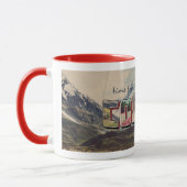 "Zeit für Kaffee" Retro-Tasse Tasse (Links)