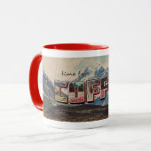 "Zeit für Kaffee" Retro-Tasse Tasse (Vorderseite Links)