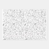 Zeit für Kaffee! Schleifpapier Geschenkpapier Set (Vorderseite 3)