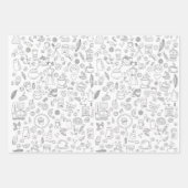 Zeit für Kaffee! Schleifpapier Geschenkpapier Set (Vorderseite 2)