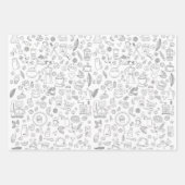 Zeit für Kaffee! Schleifpapier Geschenkpapier Set (Vorderseite)