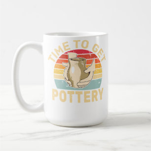 Zeit für Keramik Retro-Tonmodellierkunst Keramik P Kaffeetasse