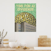 Zeit für KI-Dividenden Poster (Küche)