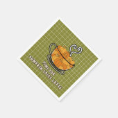 Zeit für Kürbisgewürze LatFall Abendessen Serviette (Ecke)