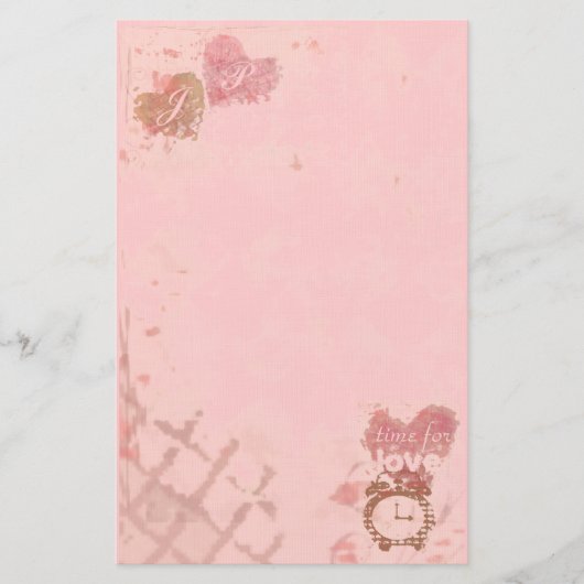 Zeit für Liebe Briefpapier (Vorderseite)