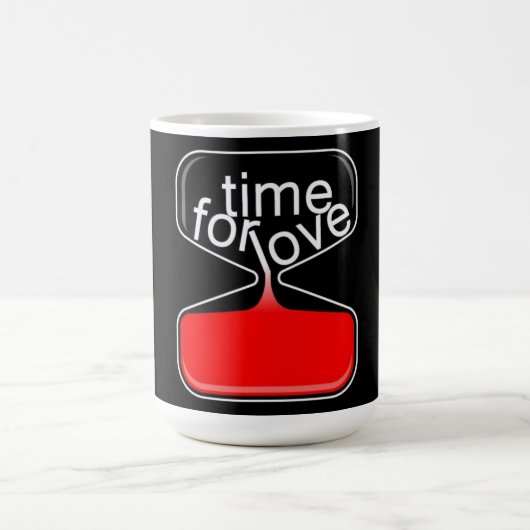 Zeit für Liebe Kaffee für immer Kaffeetasse (Mittel)