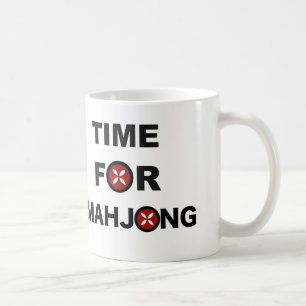 Zeit für Mahjong Kaffeetasse
