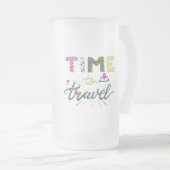 Zeit für Mattierte Tasse (VorderseiteRechts)