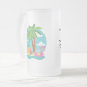 Zeit für Mattierte Tasse (Vorderseite Links)
