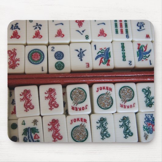 Zeit für Milliamperestunde-Jongg Mousepad (Vorne)