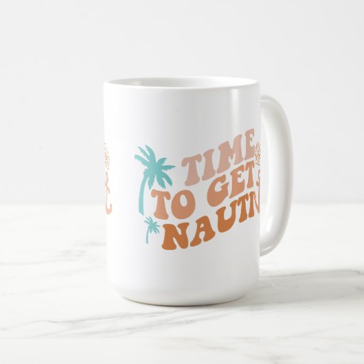 Zeit für Nauti Kaffeetasse (VorderseiteRechts)