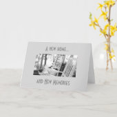 ZEIT FÜR NEUE ERINNERUNGEN IN IHREN **NEUEN ZUHAUS KARTE (Gelbe Blume)
