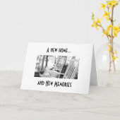 ZEIT FÜR NEUE ERINNERUNGEN IN IHRER NEUEN ZUHAUSE KARTE (Gelbe Blume)