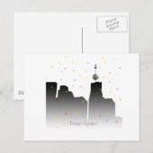 Zeit für neue Jahre Feiertagspostkarte (Vorne/Hinten)