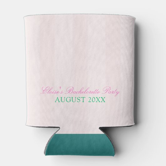 Zeit für Par-Tee-Spaß Golf-Themen-Junggesellinnena Dosenkühler (Rückseite)