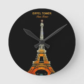 Zeit für Pariser Elegance, Eiffelturm Uhr (Vorderseite)