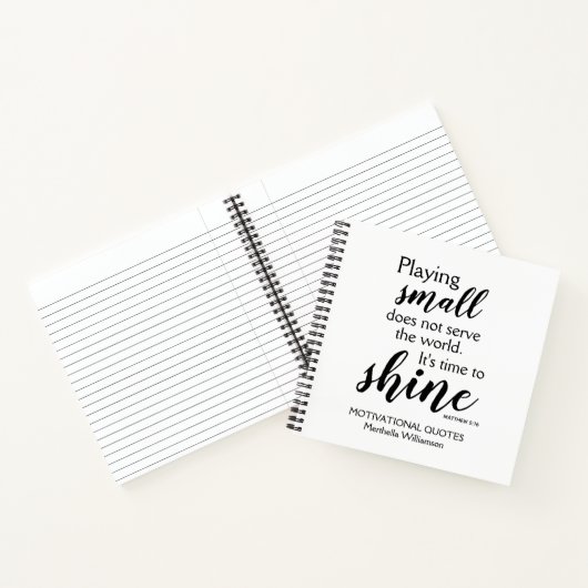 ZEIT FÜR Personalisiertes Motivierend Notebook Notizblock (Innenseite)