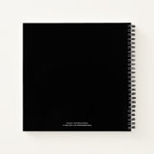 ZEIT FÜR Personalisiertes Motivierend Notebook Notizblock (Rückseite)