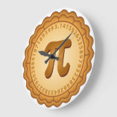 Zeit für PIE Große Wanduhr (Winkel)
