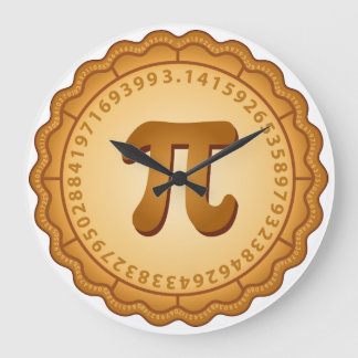 Zeit für PIE Große Wanduhr