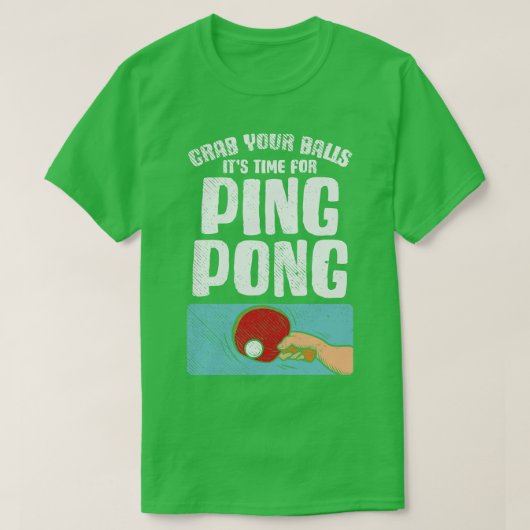 Zeit für Pong T-Shirt (Design vorne)