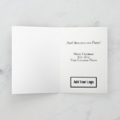 Zeit für ruhige Reflexion. Weihnachtskarte Feiertagskarte (Innenseite)