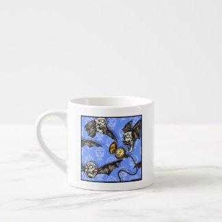 Zeit für Schädelboote - Pop Goth Nightmare Surreal Espressotasse