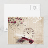 Zeit für Schönheit Postkarte (Vorne/Hinten)