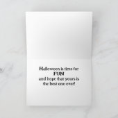 ZEIT FÜR "SIE" ZU "SPASS" HALLOWEN HABEN KARTE (Innenseite)