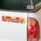 "Zeit für s'more Camping! " Autoaufkleber (Auf Lkw)