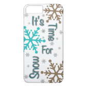 Zeit für Snow iPhone Case (Rückseite)
