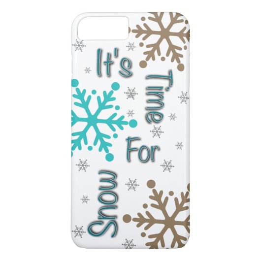 Zeit für Snow iPhone Case (Rückseite)