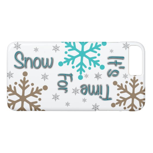 Zeit für Snow iPhone Case (Rückseite (Horizontal))