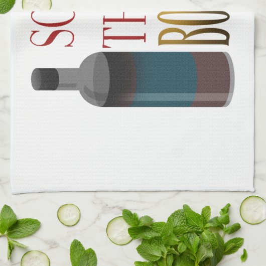 Zeit für Suppe Geschirrtuch (Gefaltet)