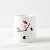 Zeit für Sushi Kaffeetasse (Mittel)