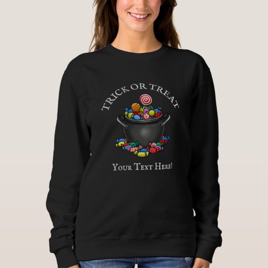 Zeit für Süßes oder Saures Sweatshirt (Vorderseite)