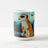 Zeit für Tacos Meerkat Stil, Kaffee Tasse (Mittel)