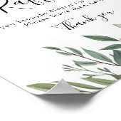 Zeit für Tea Baby Diaper Raffle Sign Poster (Ecke)