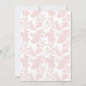 Zeit für Tea Baby Dusche Einladung (Rückseite)