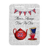 Zeit für Tee 2 Magnet (Vertikal)