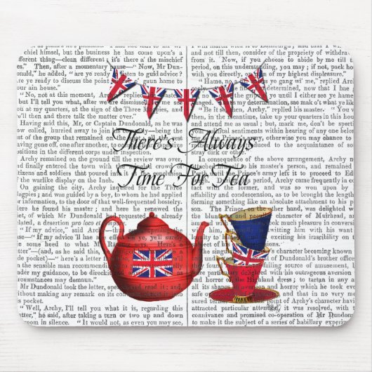 Zeit für Tee 2 Mousepad (Vorne)