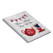 Zeit für Tee 2 Notizblock (Rechte Seite)