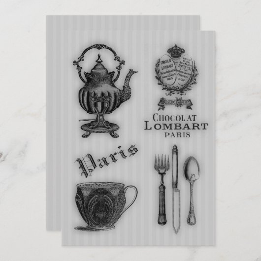 Zeit für Tee #5 Einladung (Vorne/Hinten)