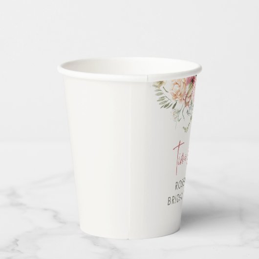 Zeit für Tee-Boho-Brautparty Pappbecher (Rechts)