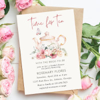 Zeit für Tee-Boho-Teapot-Brautparty