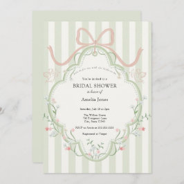 Zeit für Tee-Brautparty-Wildblume Einladung