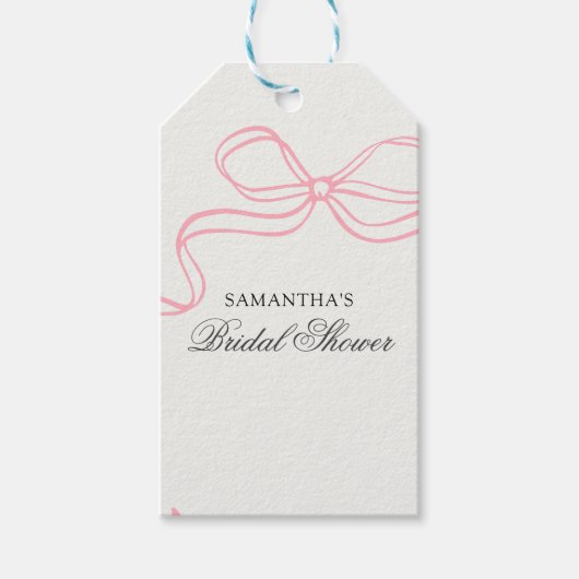 Zeit für Tee-Brautparty-Wildblume Geschenkanhänger (Vorderseite)