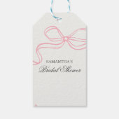 Zeit für Tee-Brautparty-Wildblume Geschenkanhänger (Rückseite)