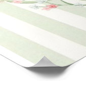 Zeit für Tee-Brautparty-Wildblume Poster (Ecke)