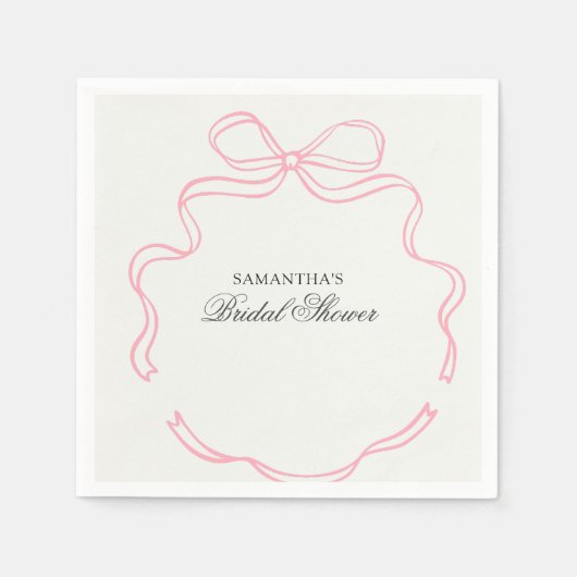 Zeit für Tee-Brautparty-Wildblume Serviette (Vorderseite)